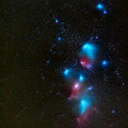 generated: a view of the Orion constellation in the night sky #6